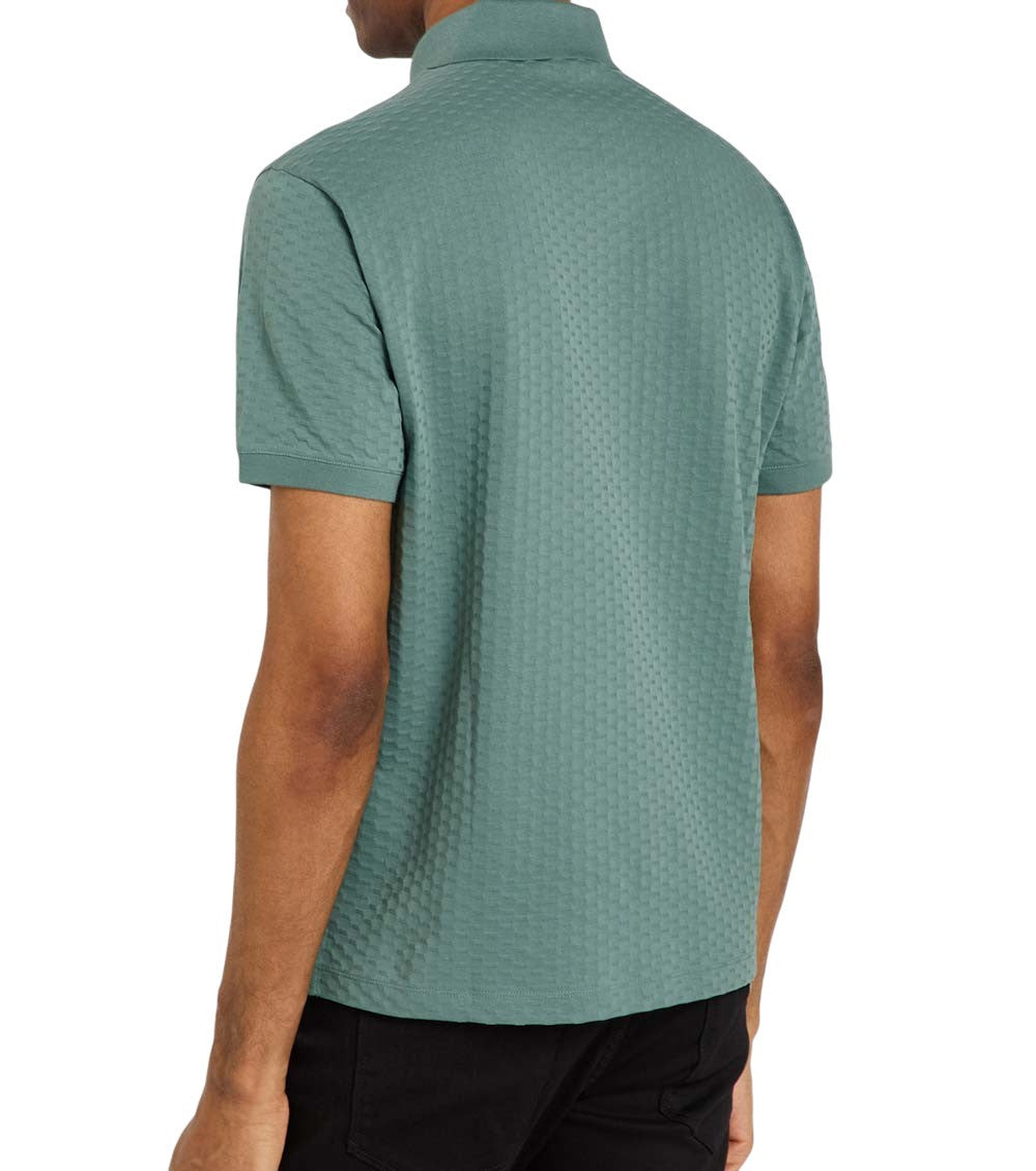 Green Shirt Collar Polo 3