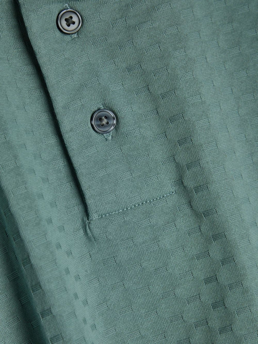 Green Shirt Collar Polo 4