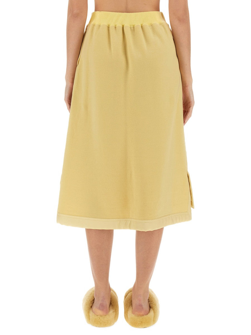 Yellow MIDI SKIRT 2