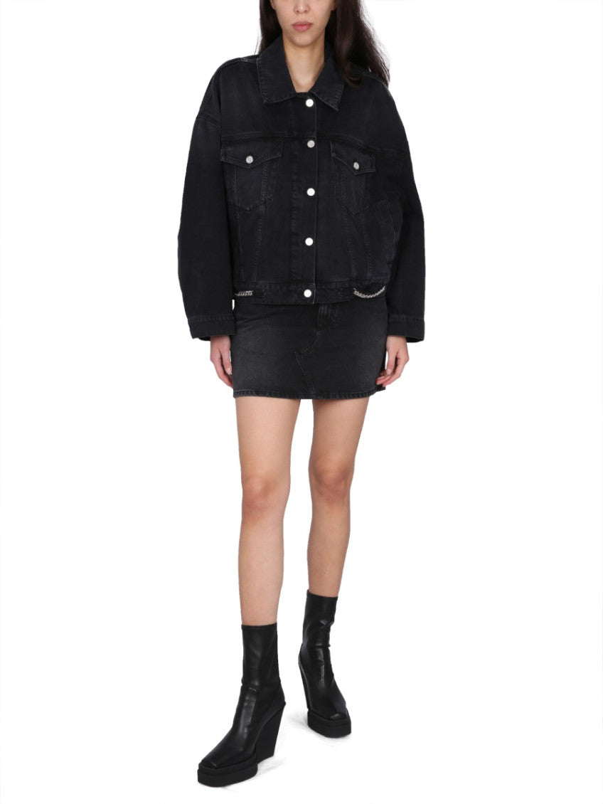 Black Solid Mini Skirt 4
