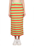 Multicolor Stripes Midi Skirt 1