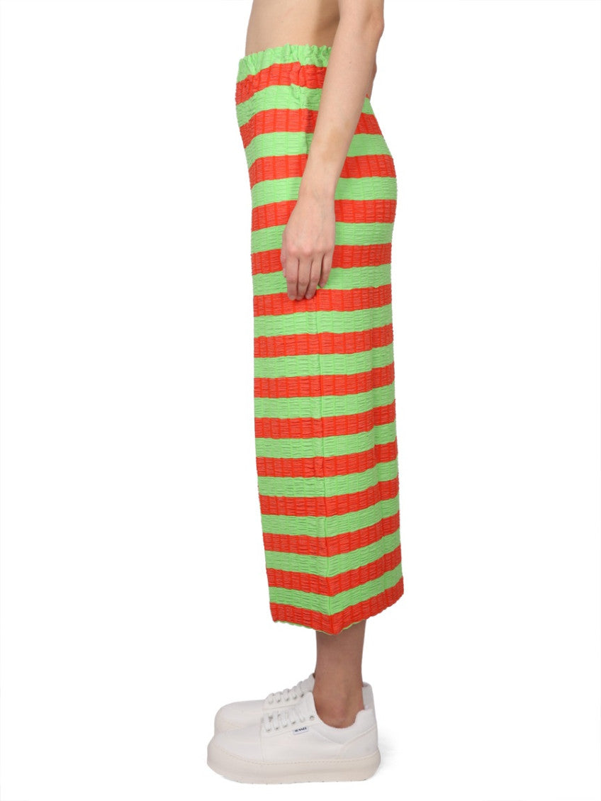 Multicolor Stripes Midi Skirt 3