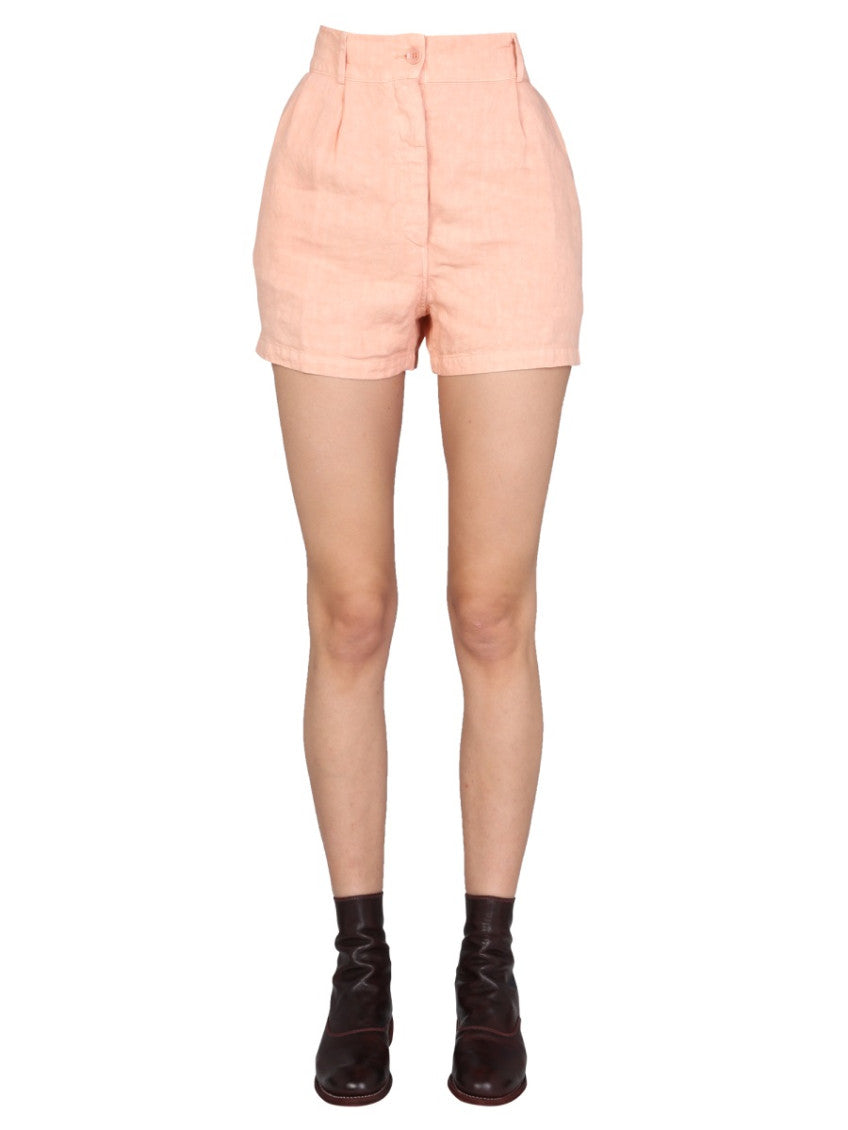 Light Brown WIDE LEG SHORTS 1