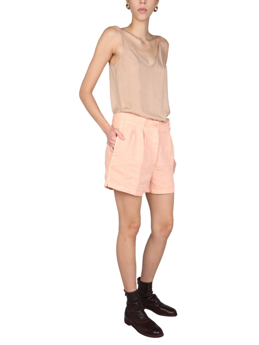 Light Brown WIDE LEG SHORTS 4