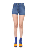 Blue Solid Shorts 1