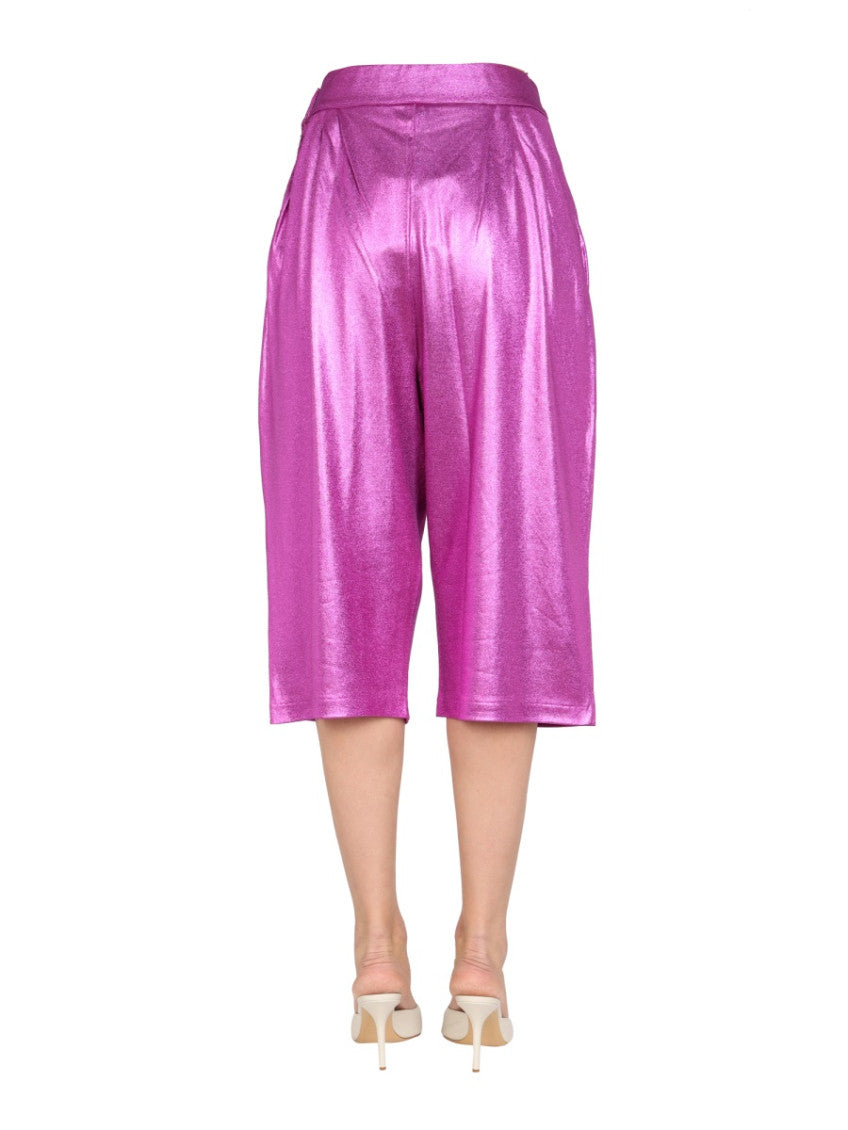 Fuchsia Solid Shorts 2
