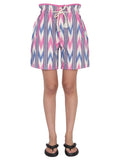 Multicolor Geometric Shorts 1