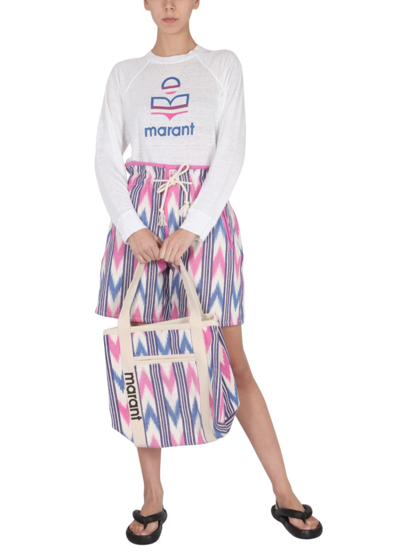 Multicolor Geometric Shorts 4