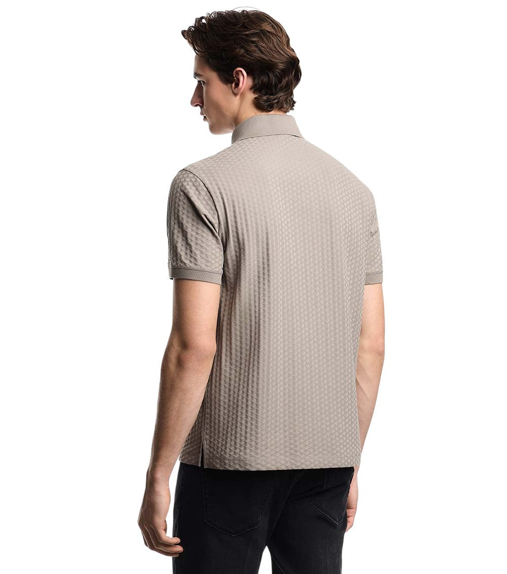 Brown Shirt Collar Polo 3