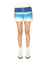 White Tie-Dye Shorts 1