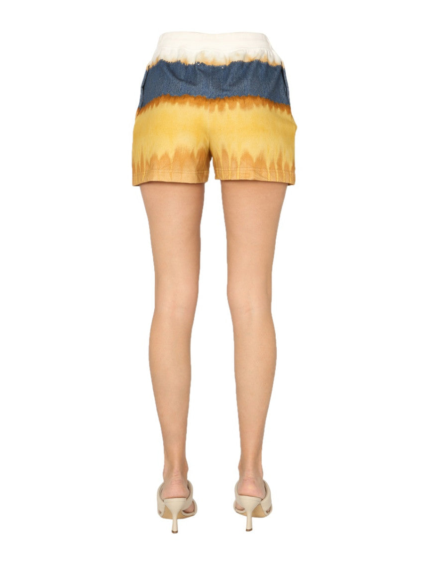 Yellow Tie-Dye Shorts 2