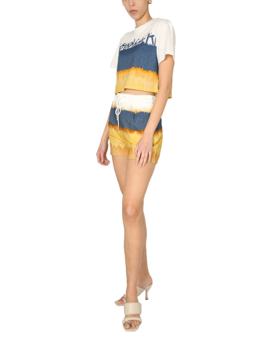 Yellow Tie-Dye Shorts 4