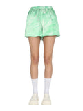 Green Abstract Shorts 1