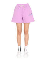 Pink Graphic Shorts 1
