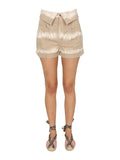Brown Tie-Dye Shorts 1