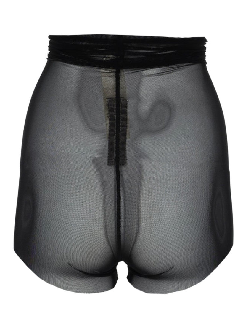 Black Polyamide Transparent Activewear 2