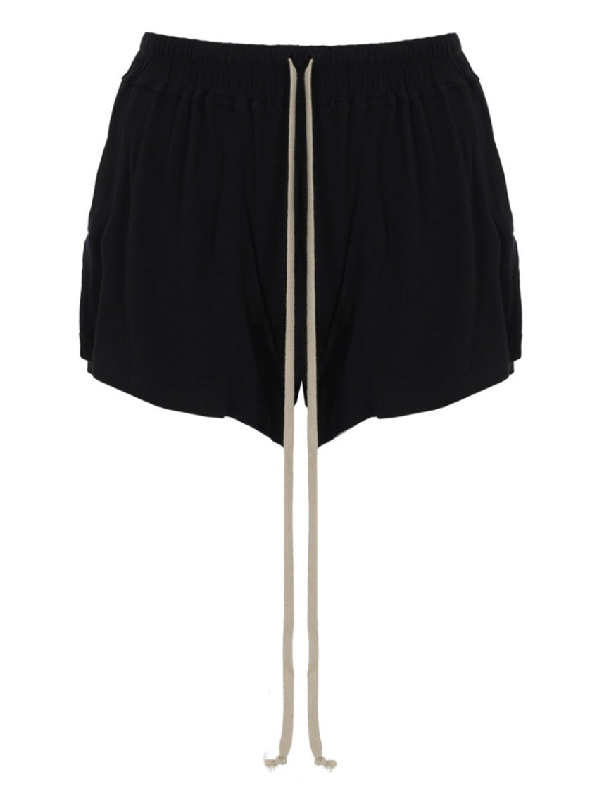 Black Solid Shorts 1