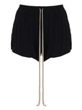 Black Solid Shorts 1