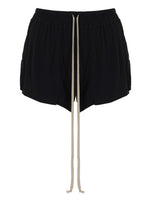 Black Solid Shorts 1