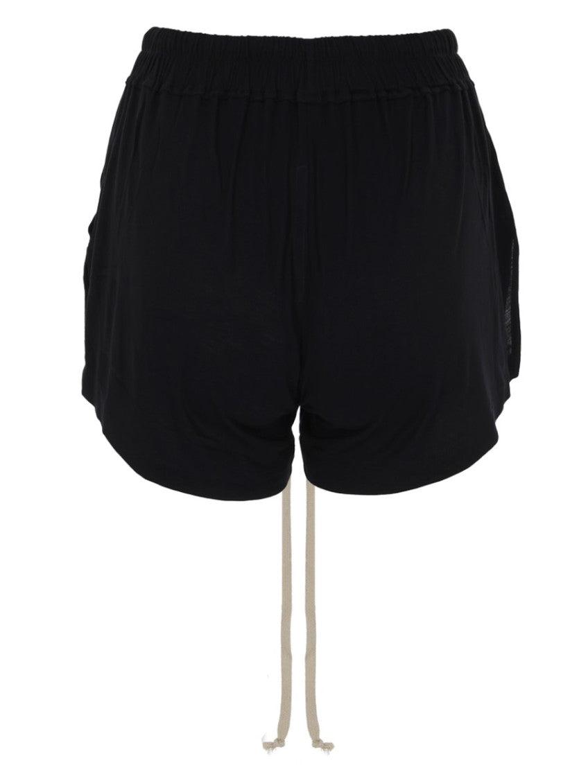 Black Solid Shorts 2