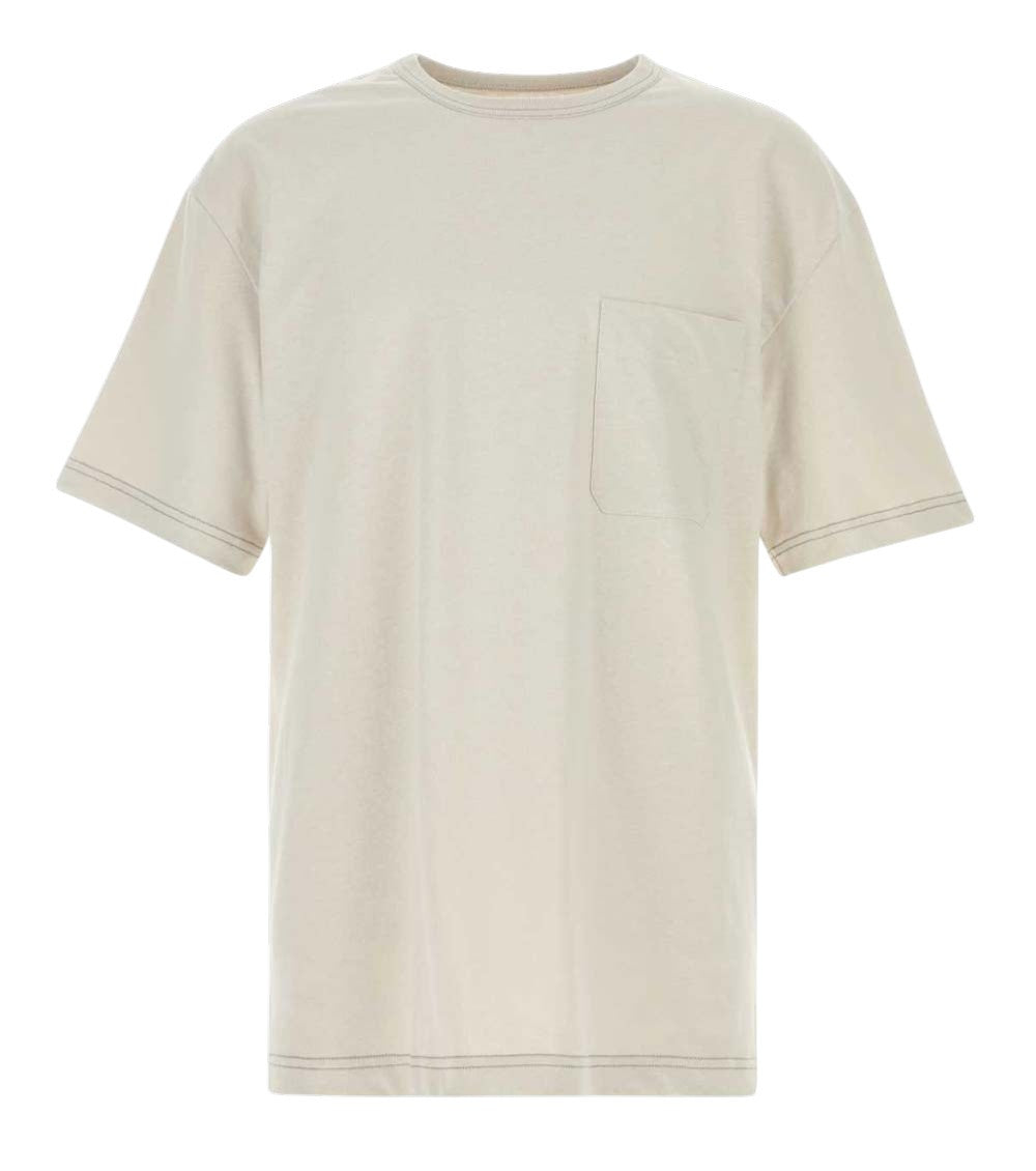 Off White Solid  T-Shirt 1