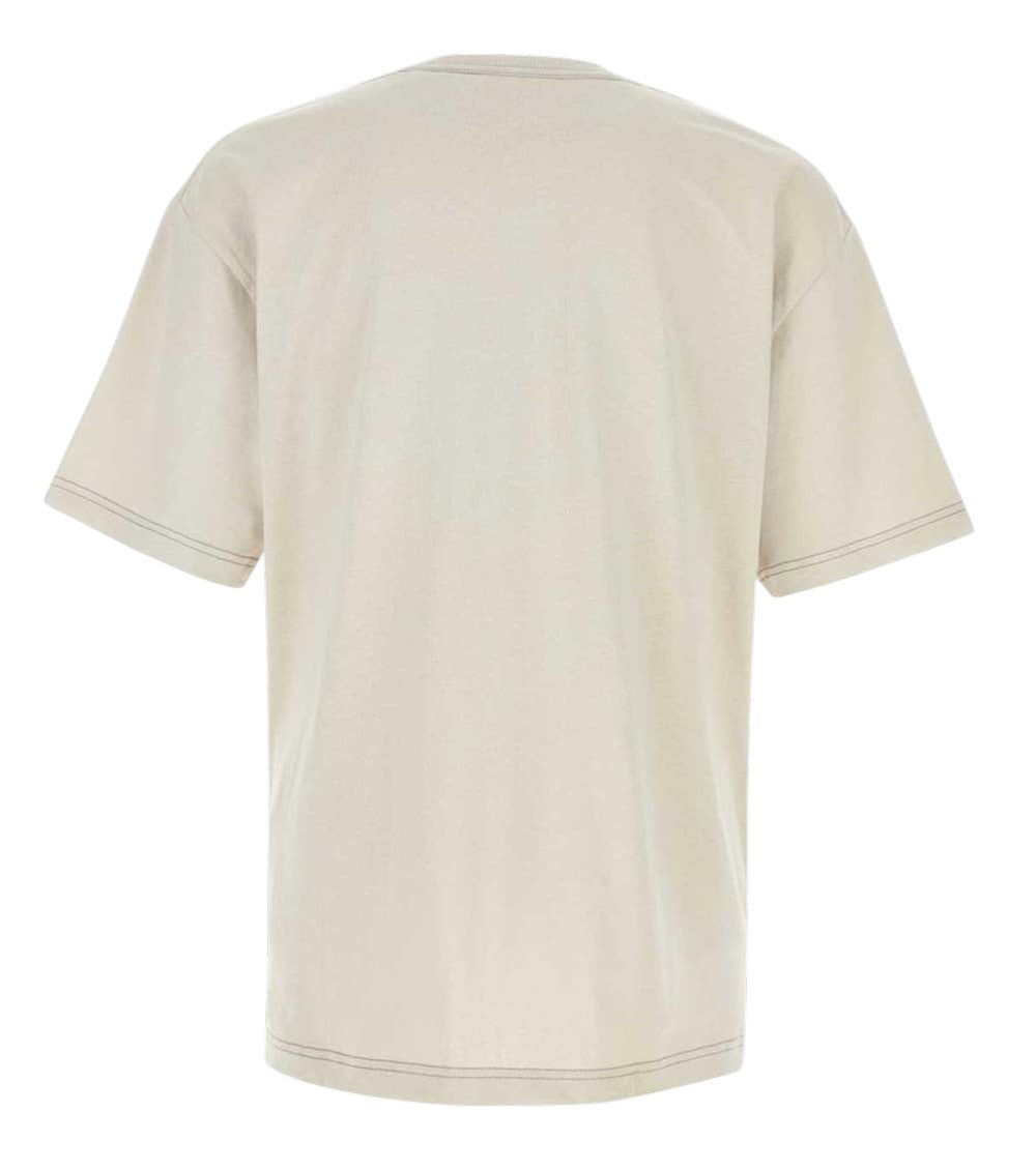 Off White Solid  T-Shirt 2