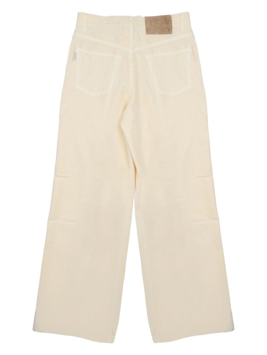 Beige Relaxed High Rise Jeans 2