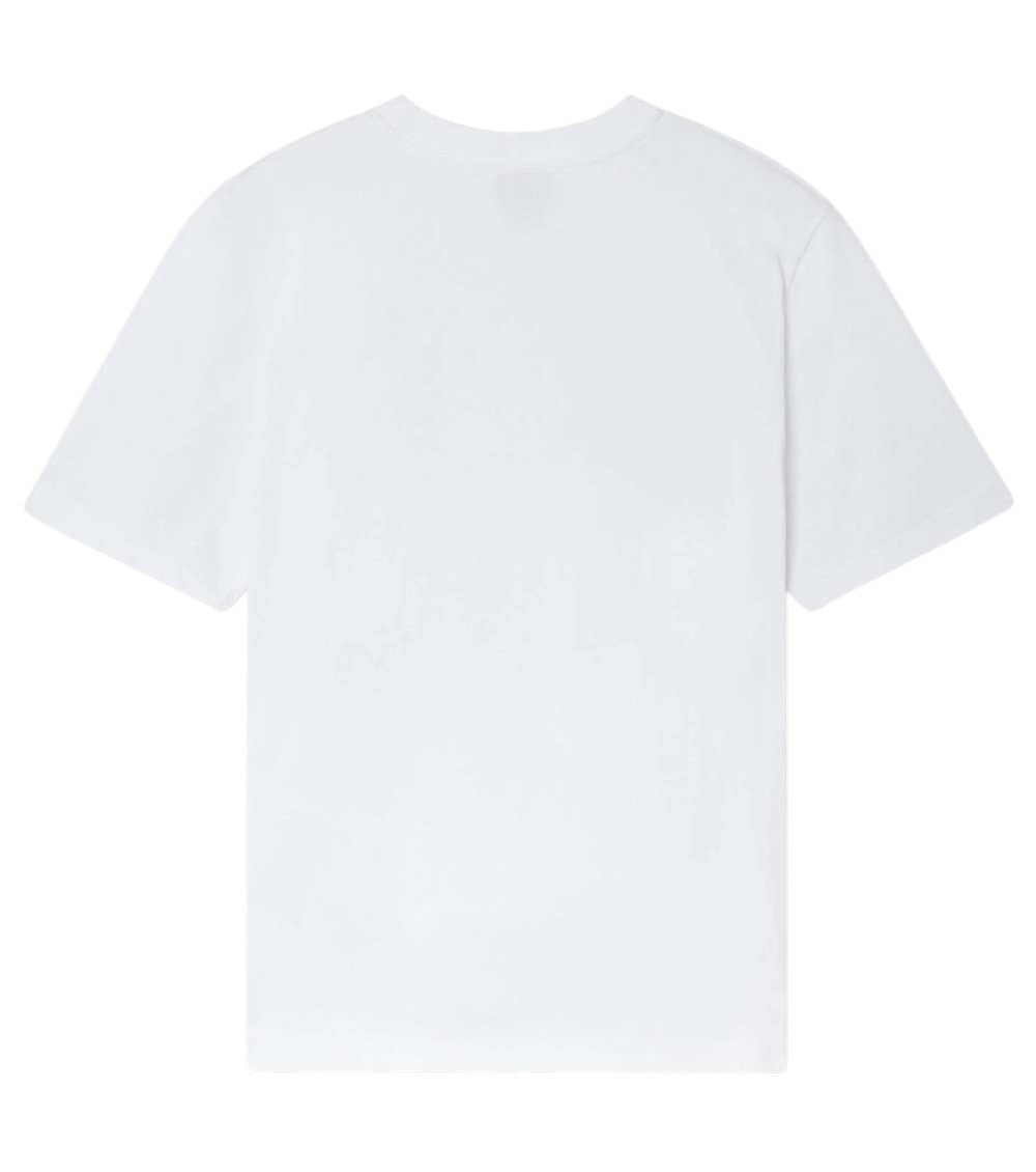 White Crew Neck T-Shirt 2