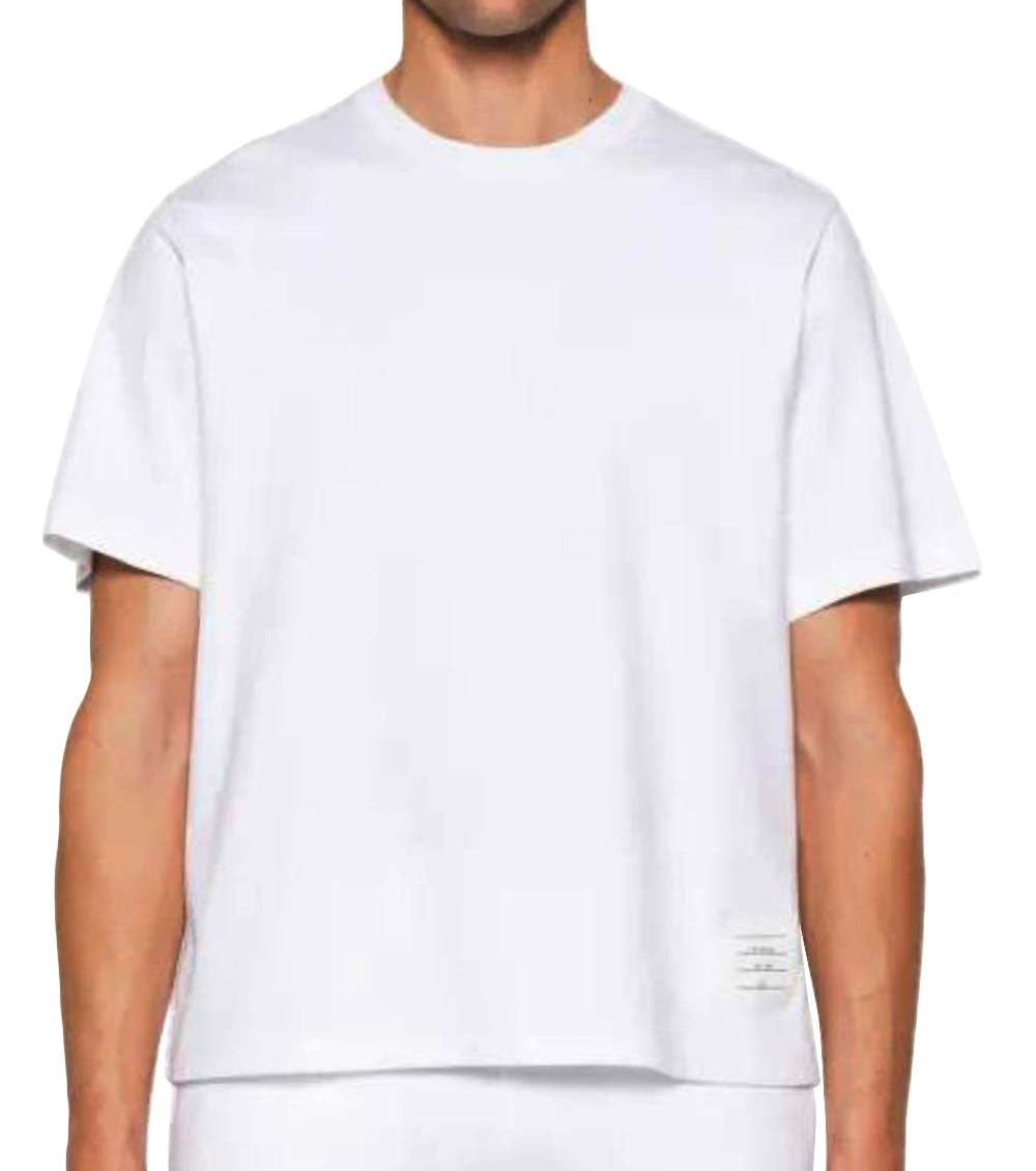 White Crew Neck T-Shirt 2
