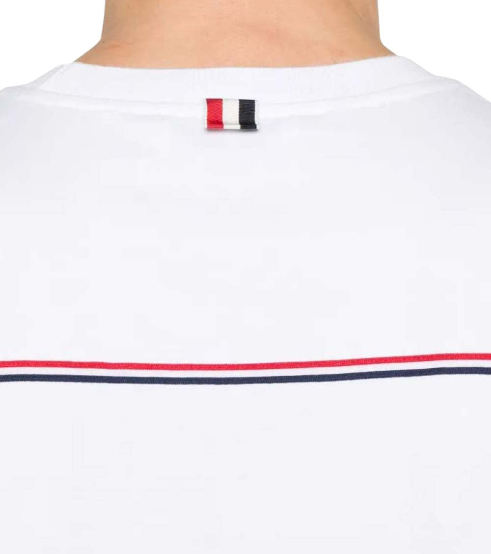 White Crew Neck T-Shirt 4