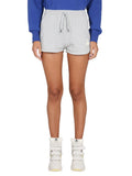 Light Grey Cotton Logo Shorts 1