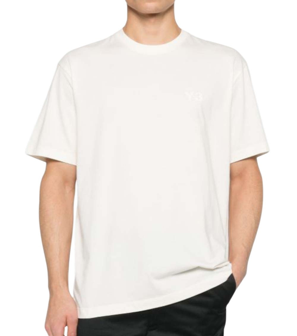 White Crew Neck T-Shirt 2