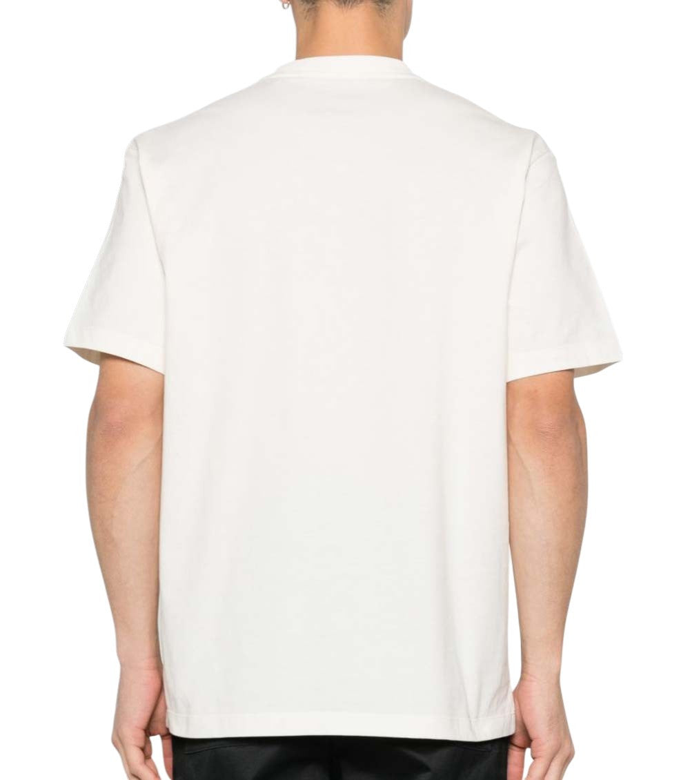 White Crew Neck T-Shirt 4