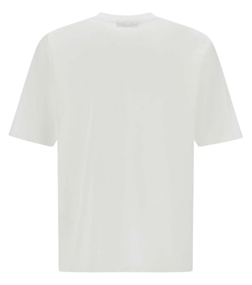 White Crew Neck T-Shirt 2