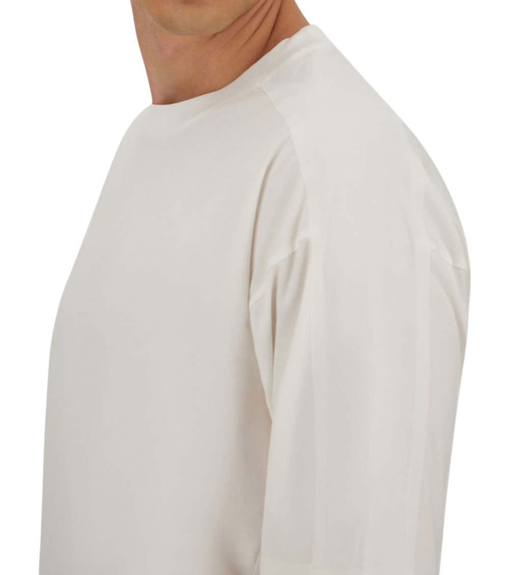 White Crew Neck T-Shirt 4