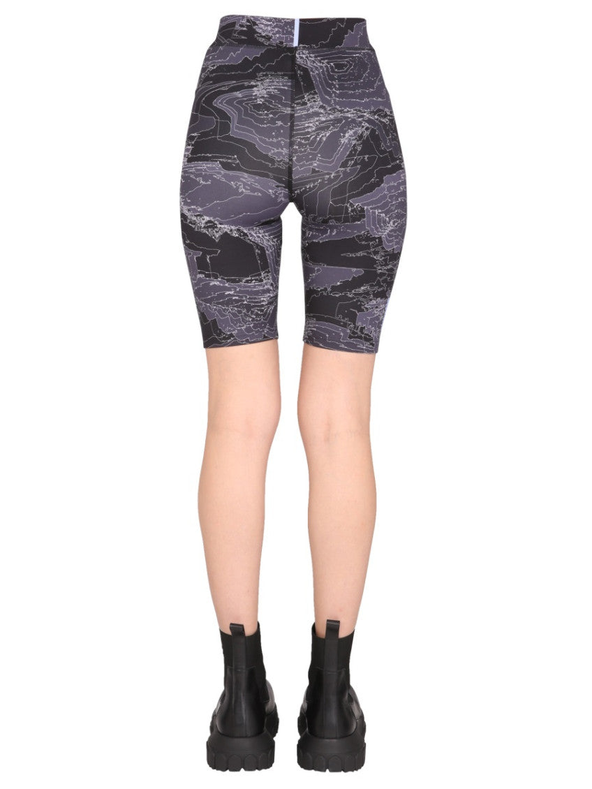 Black Printed Shorts 2