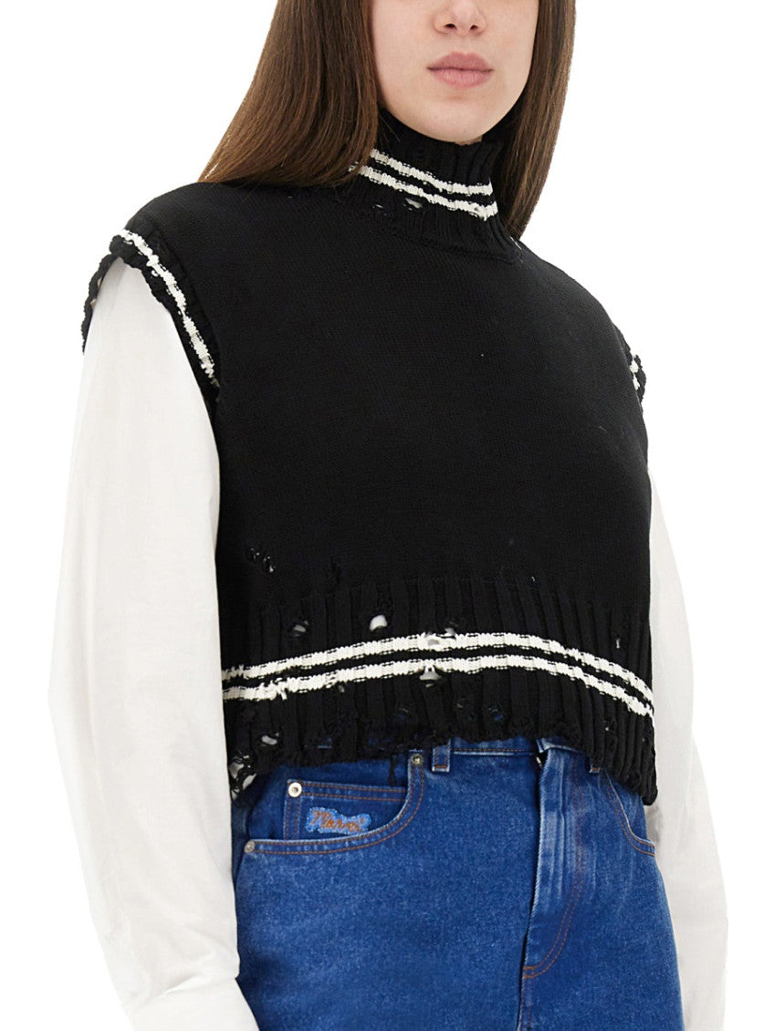 Black Knitted Turtle Neck Sweater 3