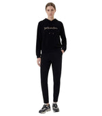 Black Cotton Logo Activewear 1