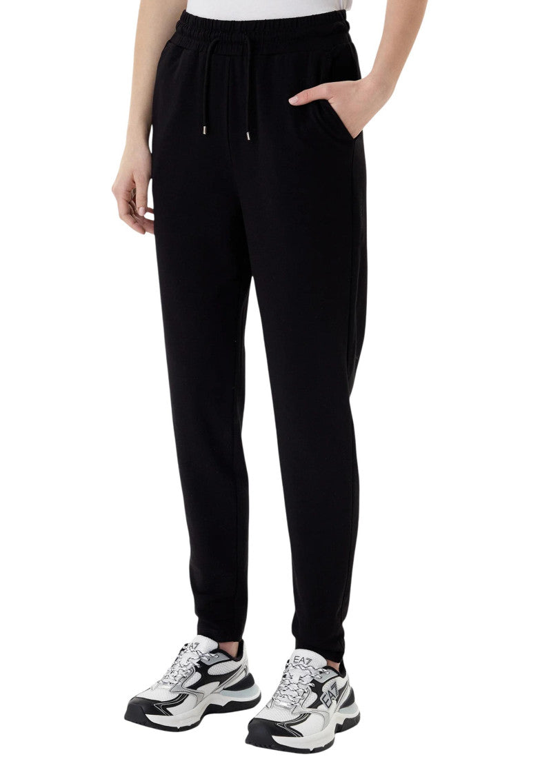Black Cotton Logo Activewear 3