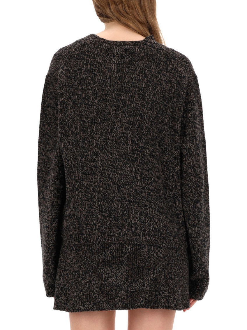 Multicolor Knitted V Neck Cardigan 2