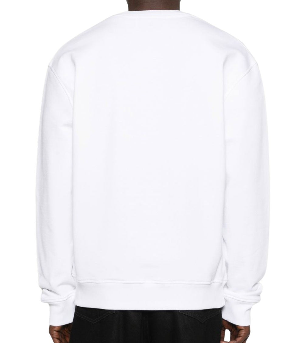 White Crew Neck Sweatshirt 2