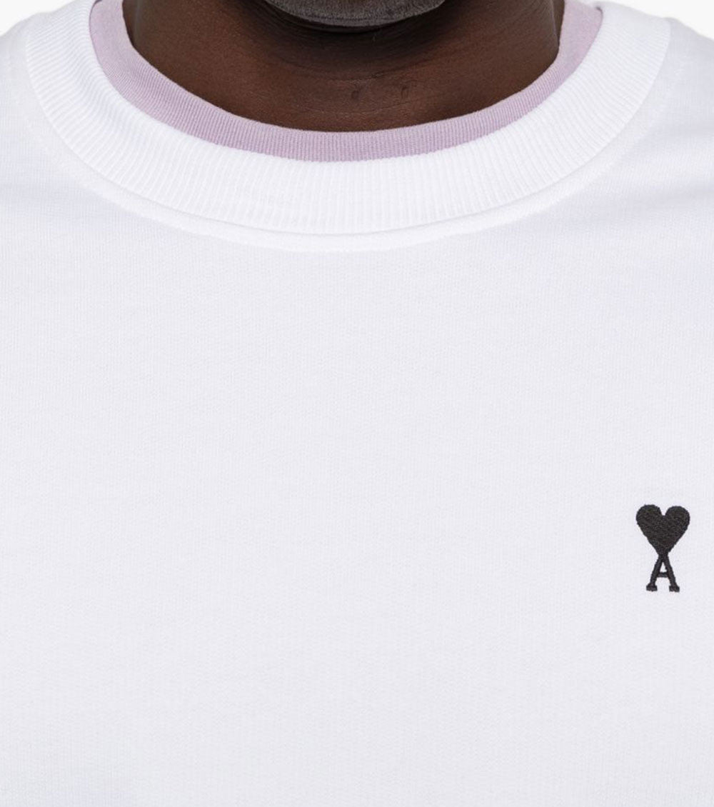 White Crew Neck Sweatshirt 5