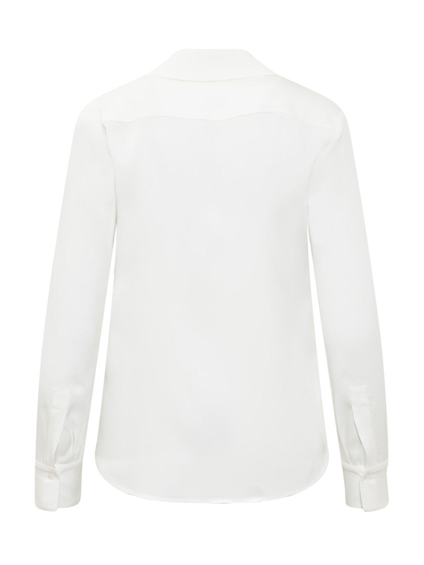 White Regular Solid Shirt 2