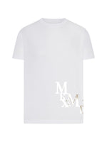 White Logo Crew Neck T-Shirt 1