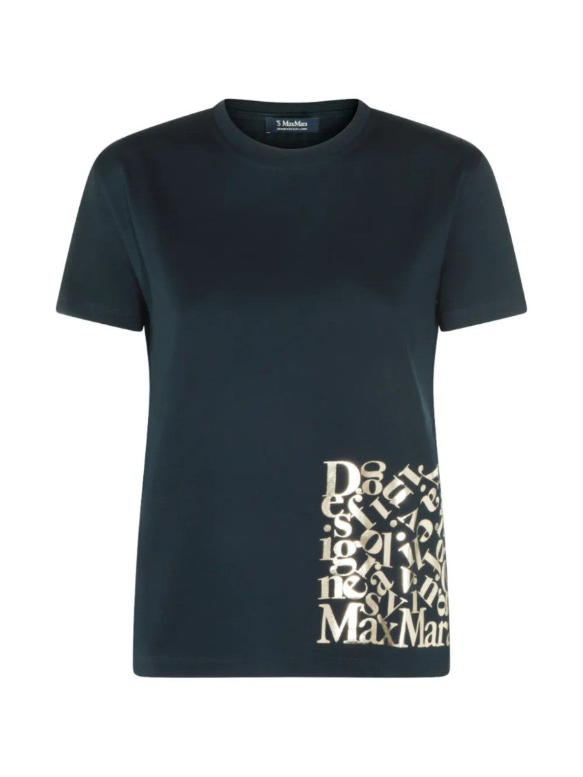 Blue Logo Crew Neck T-Shirt 1