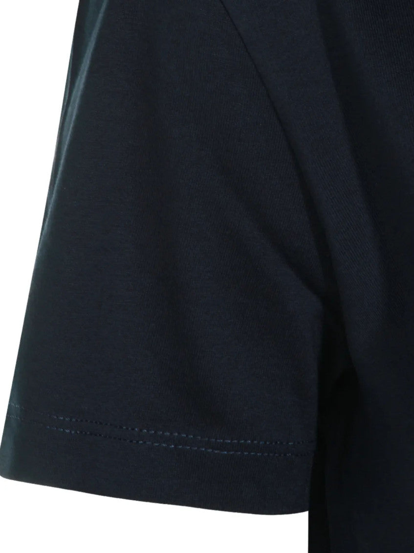 Blue Logo Crew Neck T-Shirt 3