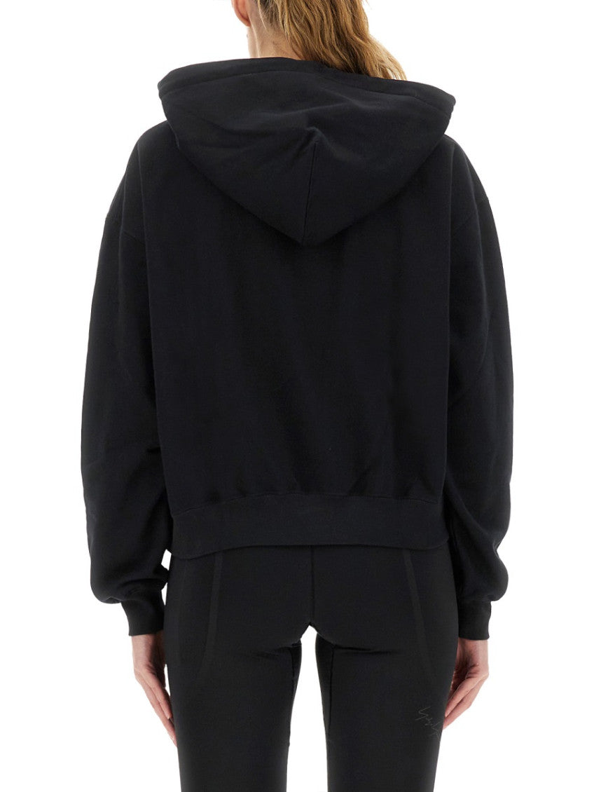 Black Solid Hood Sweater 2