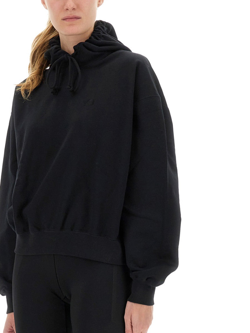 Black Solid Hood Sweater 3