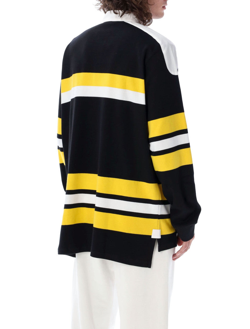 Multicolor Stripes Shirt Collar Polo 2