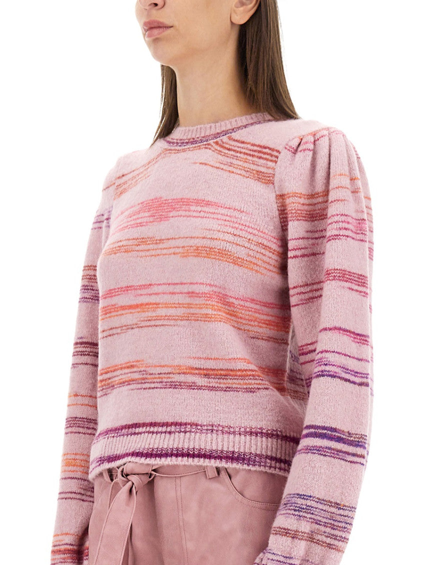 Pink Stripes Crew Neck Sweater 3